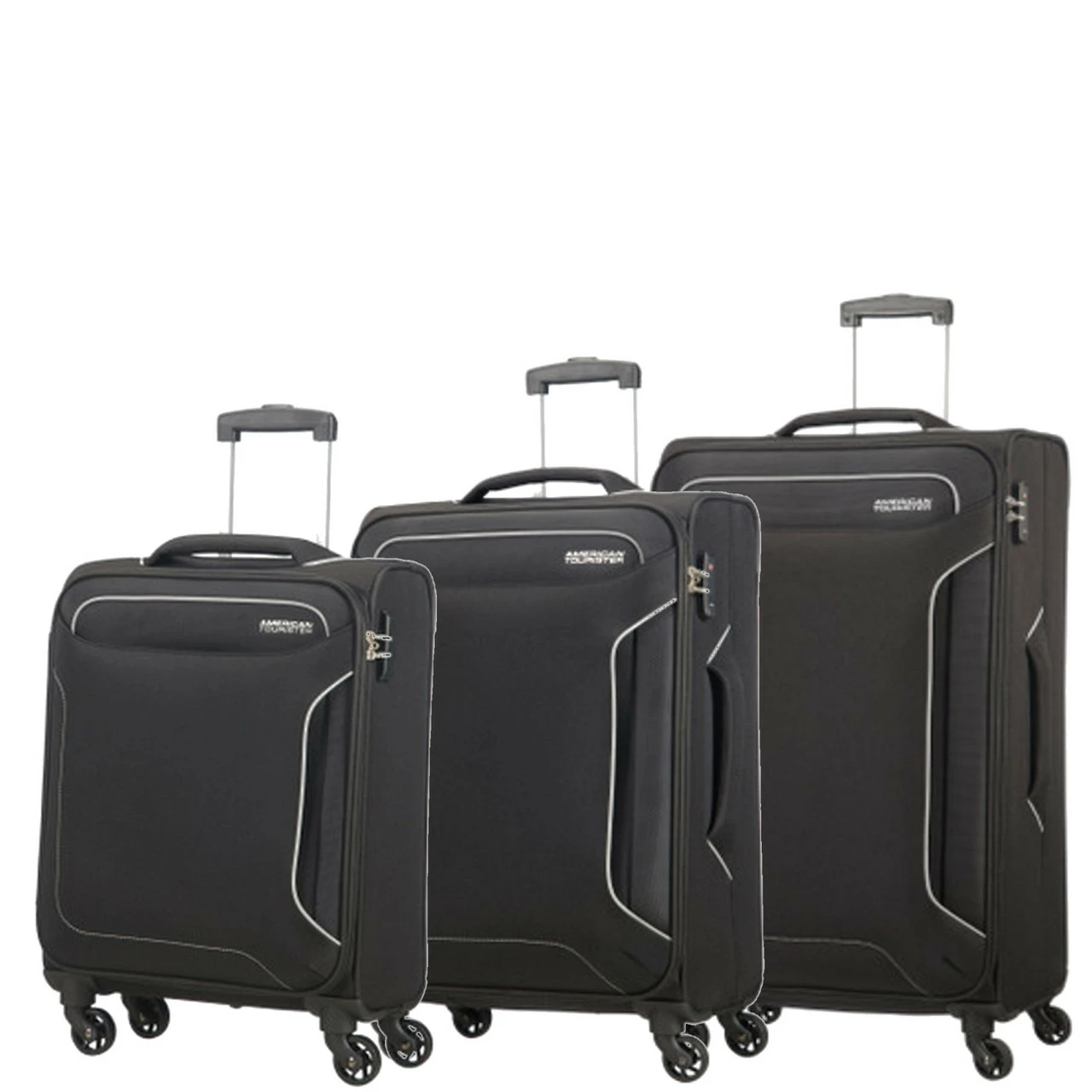 American Tourister Holiday Heat 3 Piece Luggage Set - 55cm, 67cm & 79cm - Image 15