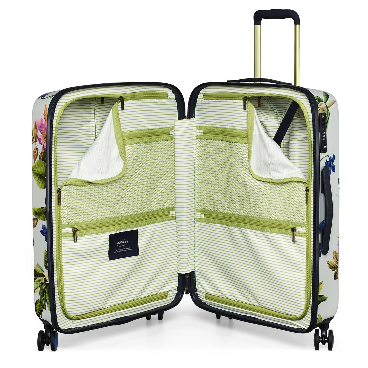 Joules Hard Side 4 Wheel Medium Suitcase - 66cm - Image 13