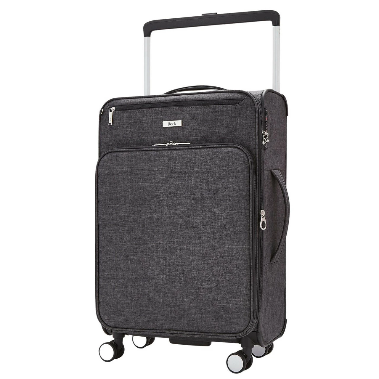 Rock Rocklite DLX 4 Wheel Expandable Medium Suitcase - 68cm - Image 2