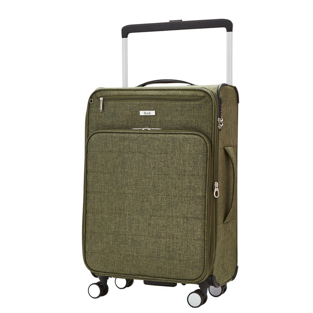 Rock Rocklite DLX 4 Wheel Expandable Medium Suitcase - 68cm - Image 8