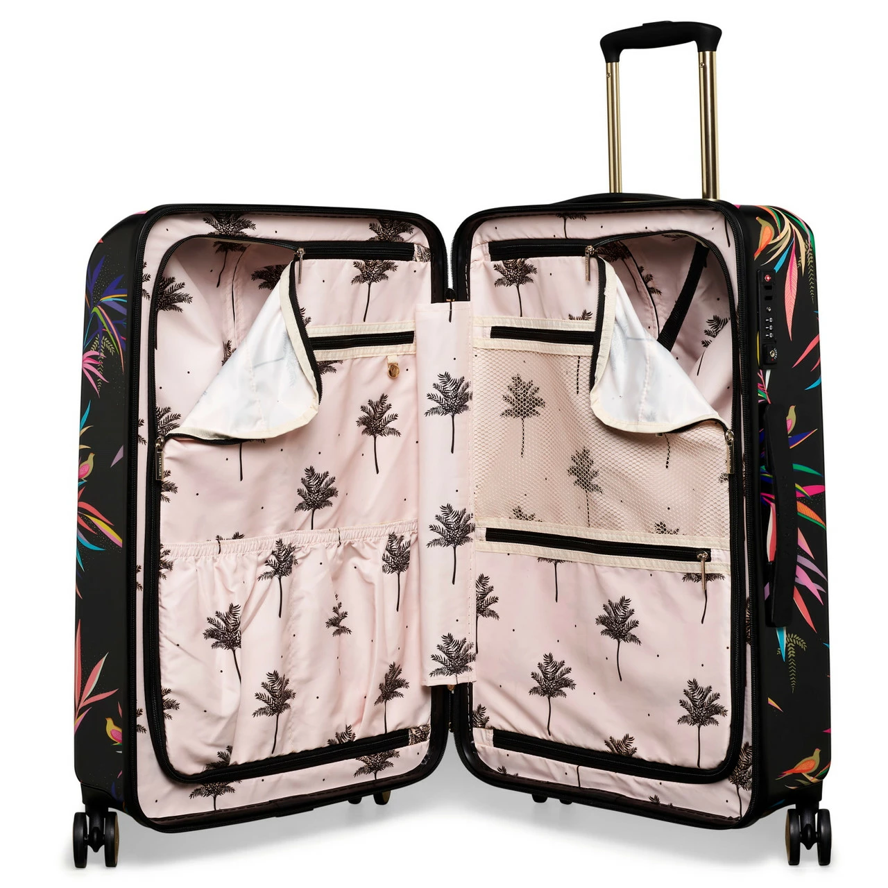 Sara Miller 4 Wheel Medium Suitcase - 67cm - Image 4