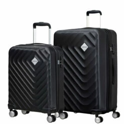 American Tourister Summer Square 2 Piece Luggage Set - 55cm & 77cm