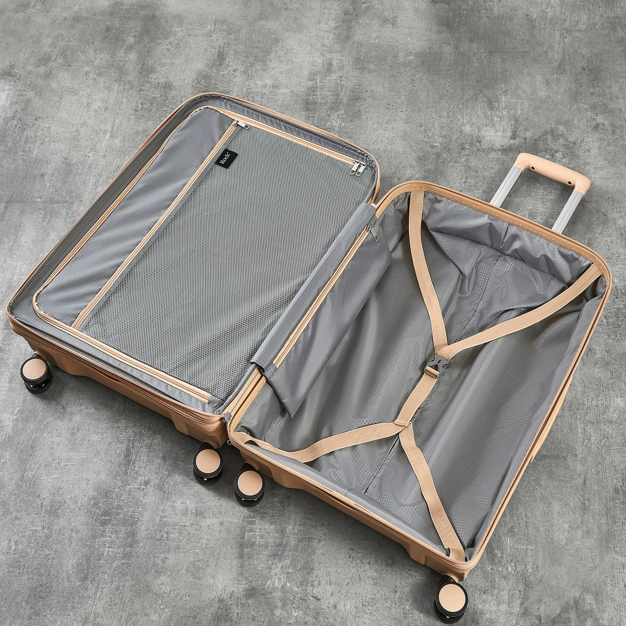 Rock Tulum 4 Wheel Exp Cabin Suitcase - 55cm - Image 4