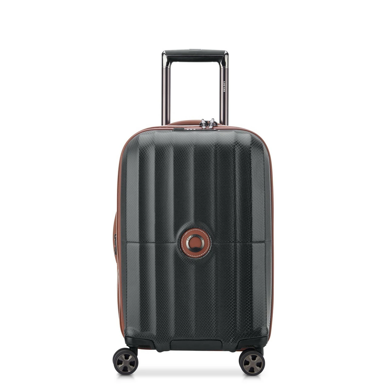 Delsey St. Tropez 4 Wheel Expandable Cabin Suitcase - 55cm