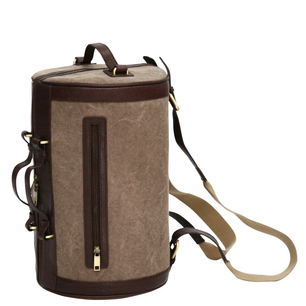 Felda Canvas Barrel Backpack/Travel Bag - Image 6