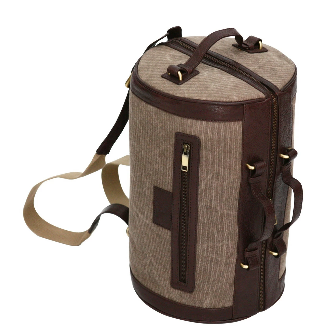 Felda Canvas Barrel Backpack/Travel Bag - Image 7