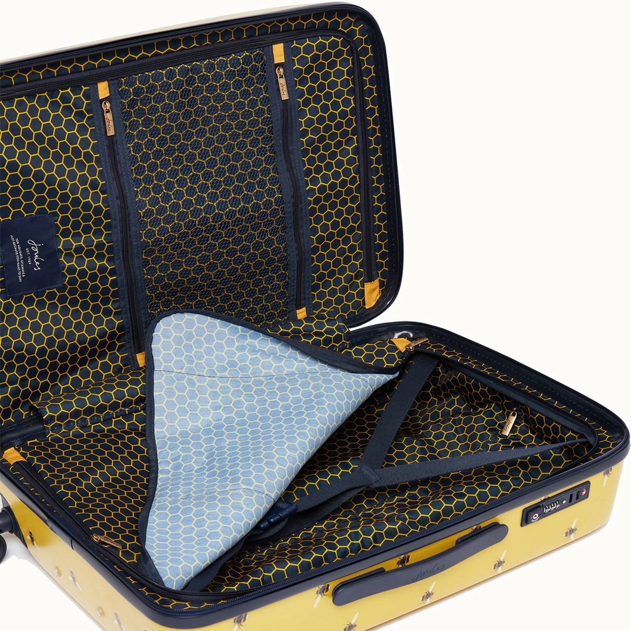 Joules Hard Side 4 Wheel Medium Suitcase - 66cm - Image 5