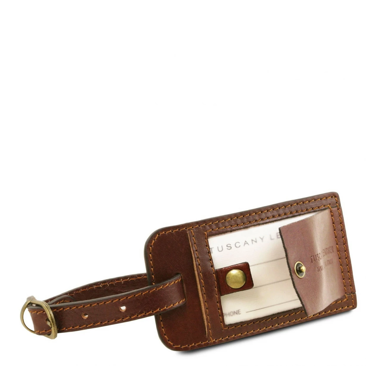 Tuscany Leather Duffle Bag With Rear Pocket Small - 42cm - Image 8